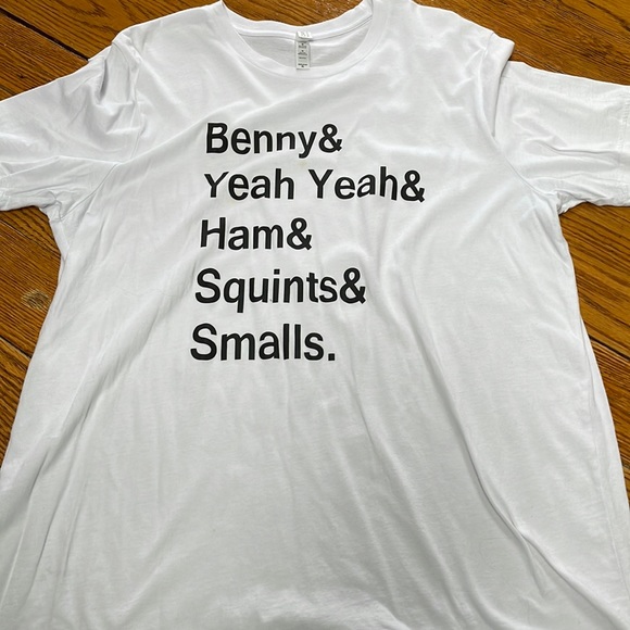 White graphic tee. Bella Canvas. Size XL. Fabric is 100% cotton. - Picture 1 of 5